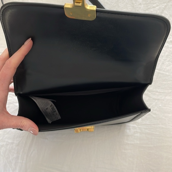 Mango Black Crossbody with Gold Clasp - Picture 3 of 4